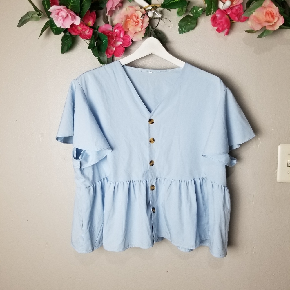 Shein Bundle Of Two Peplum Tops Size 2xl - image 2